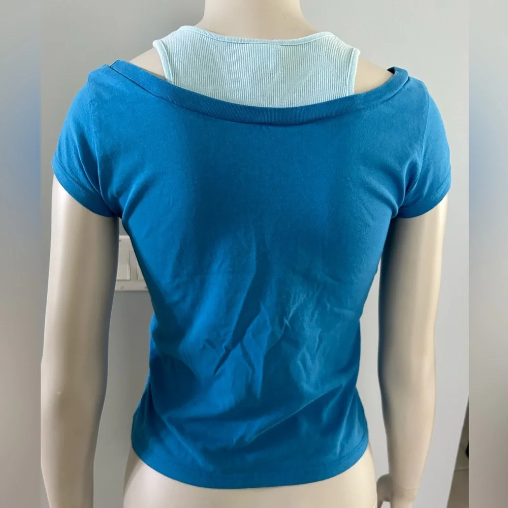 🦋 5/$25 - Old Navy Girls Racket Club Tee - Size XL - VTG Summer 2005 Collection - Picture 10 of 14